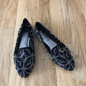 Gianni Bini Rhinestone Smoking Slippers